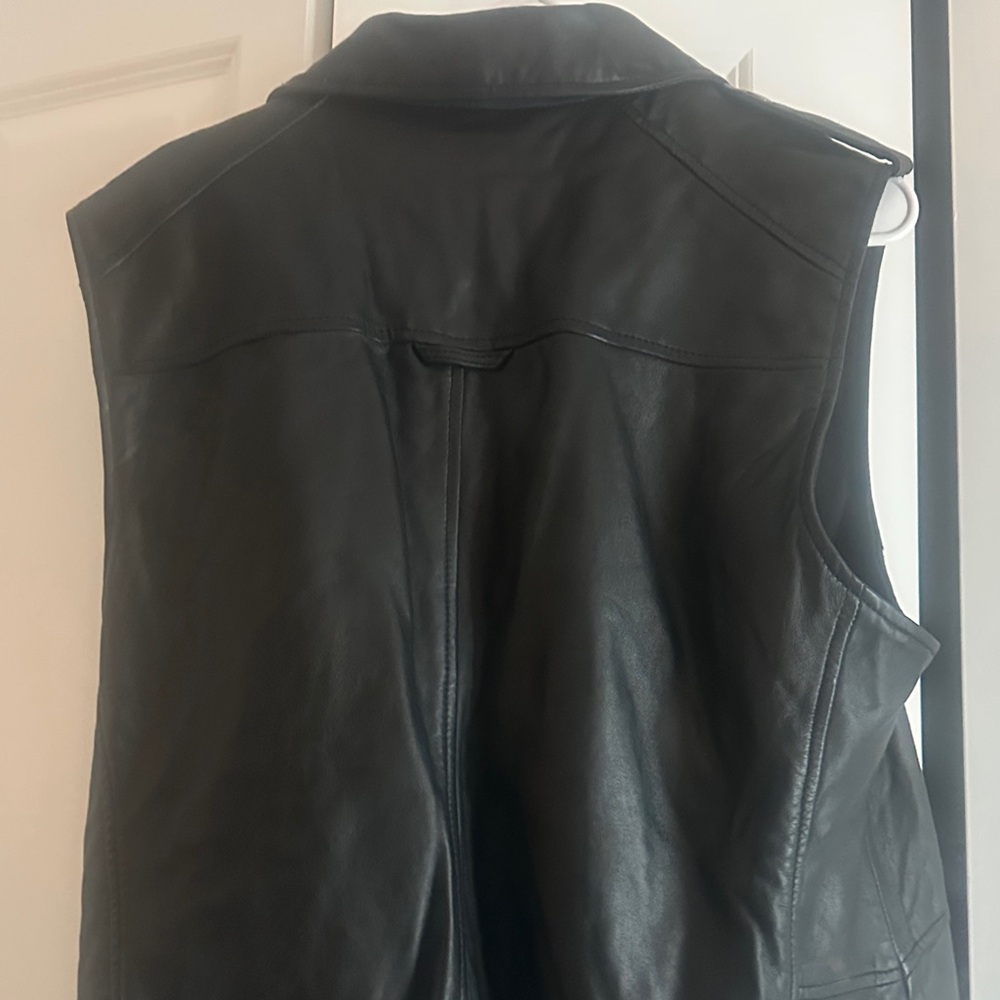 Lucky Brand Black Leather Jacket - Picture 3 of 3